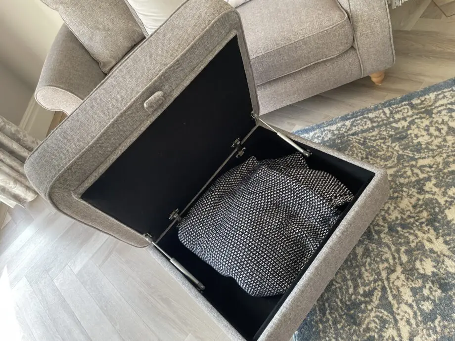 Next Ashford Highback Sofa Set RRP £5,898 (5 items), Woven Chenille Easy Clean Light Grey.