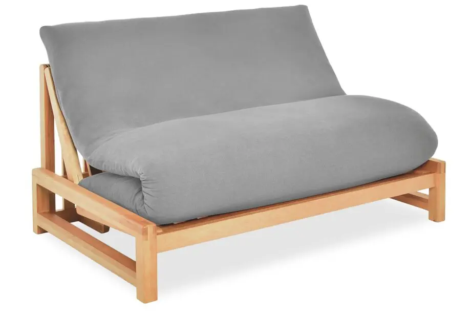 Futon Company futon sofa bed 2 seater solid birch, navy