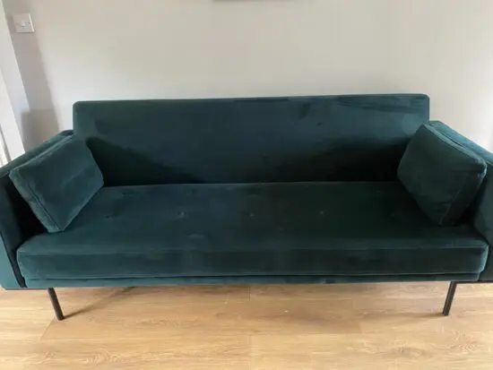 Dusk Hudson 3 seater sofa bed forest green