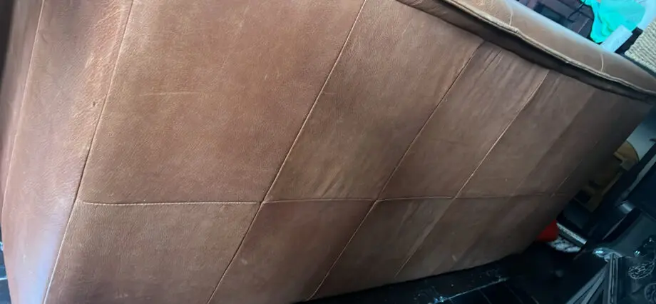 Vintage ikea Holland sofa (buffalo leather)