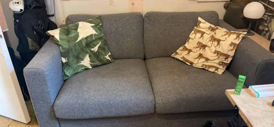 IKEA grey 2 seater, great condition
