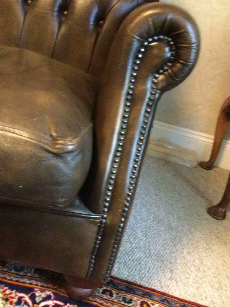 3 settee brown settee