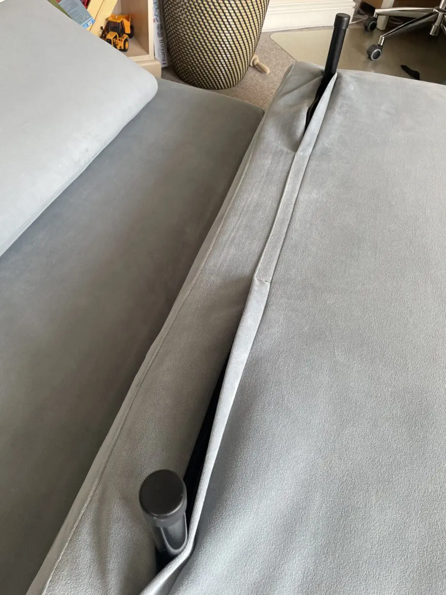 MADE Click Clack 2 Seater Sofa Bed Light Blue