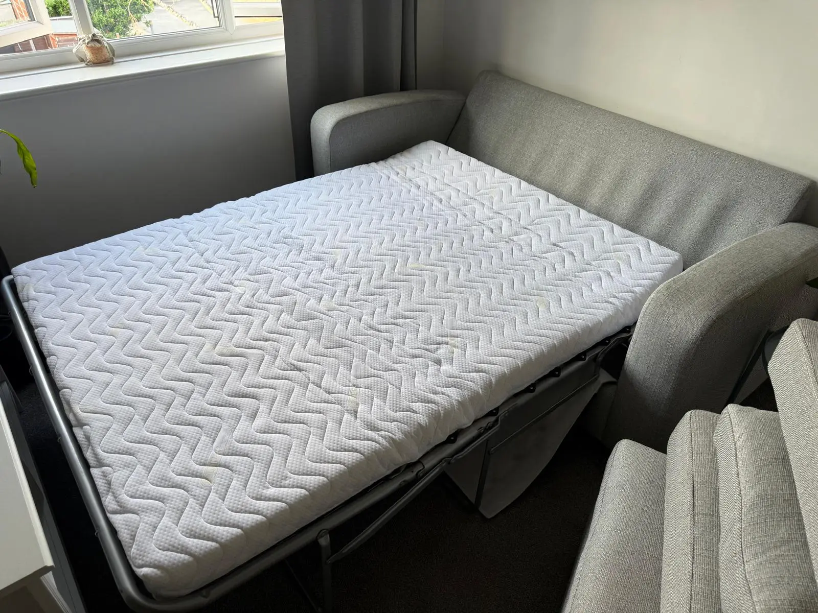 DFS Lydia 3-seater sofabed and footstool