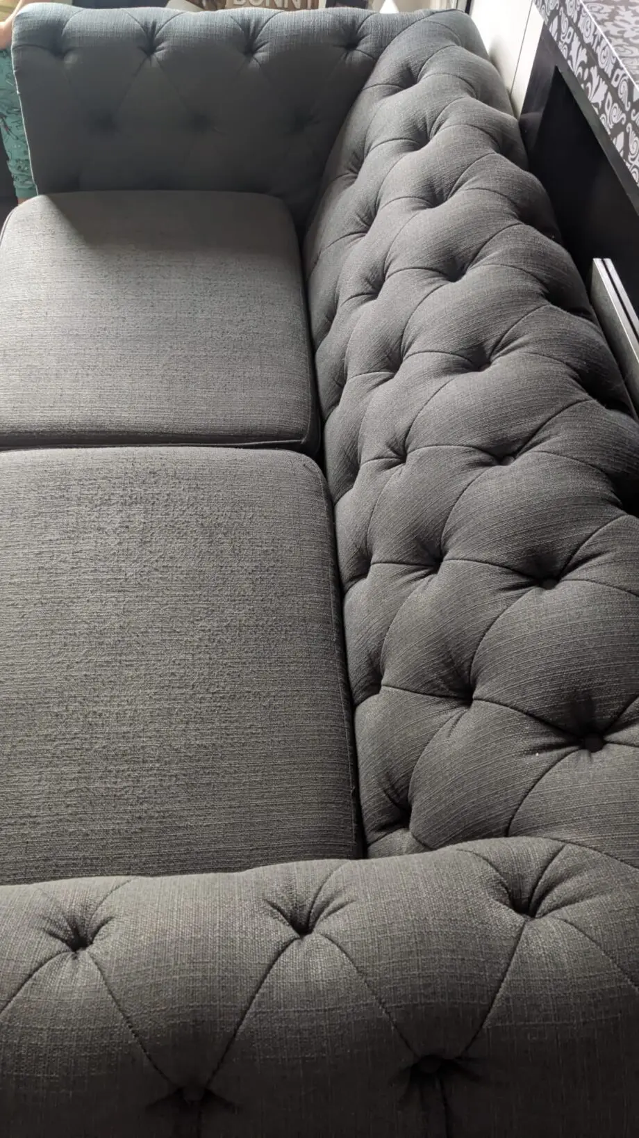 DFS Grey 3 seater sofa and 2 seater sofa bed
