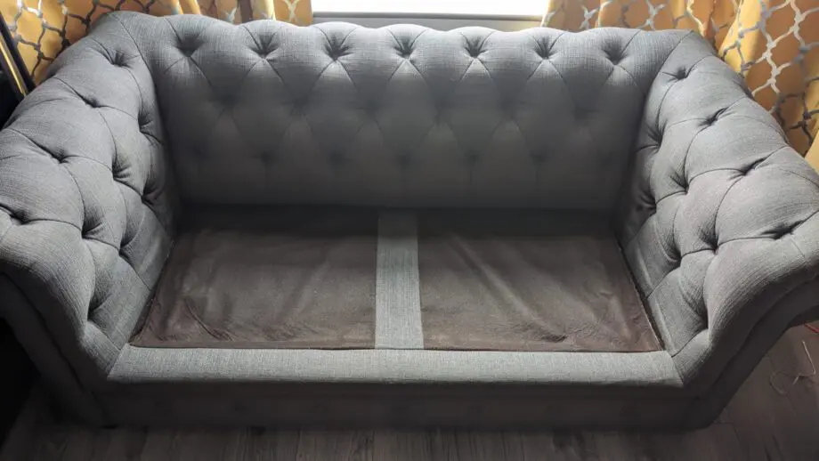 DFS Grey 3 seater sofa and 2 seater sofa bed