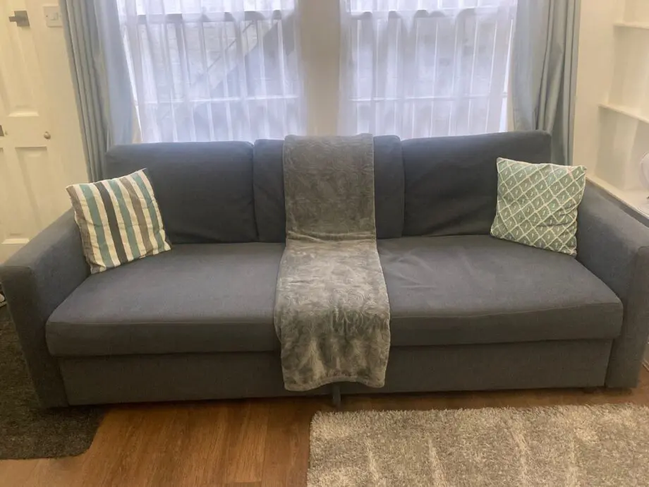 Ikea Friheten Skiftebo Dark Grey 3 Seat Sofa Bed