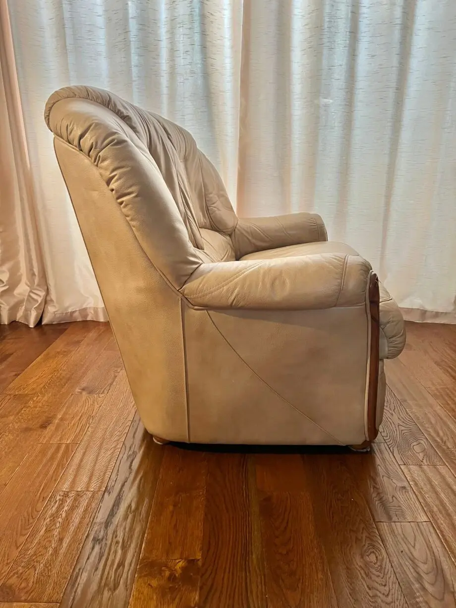 Italian Leather Sofa Set