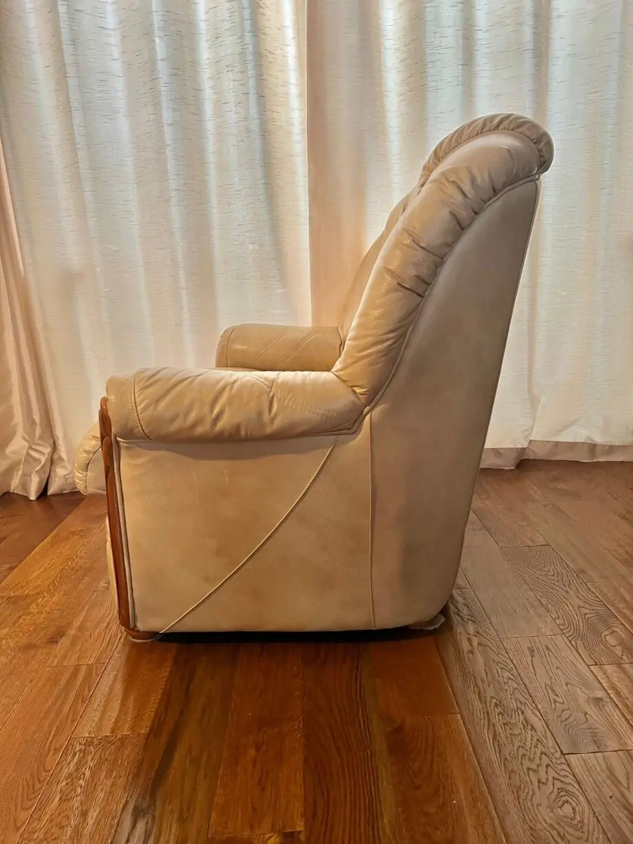 Italian Leather Sofa Set