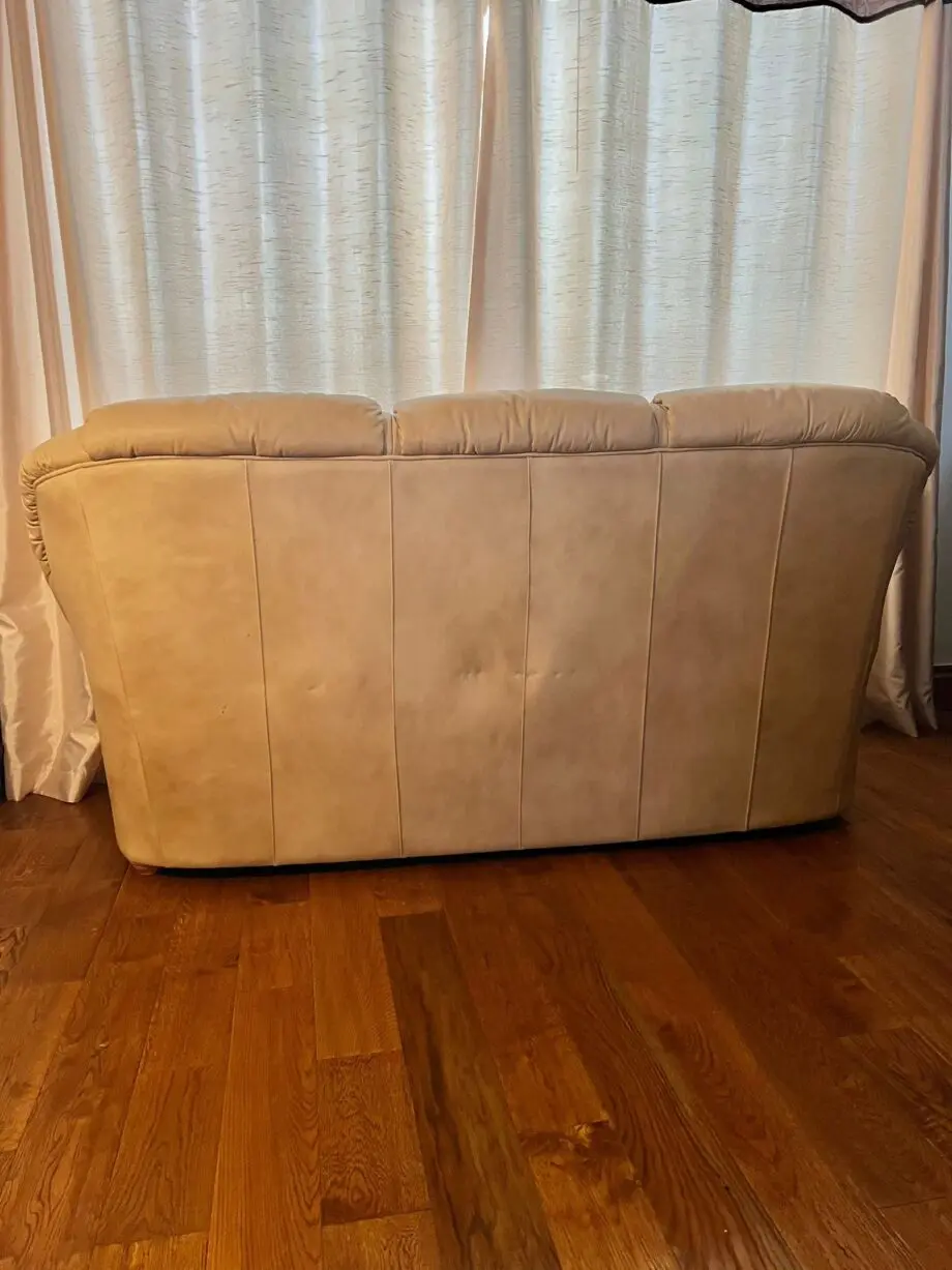 Italian Leather Sofa Set