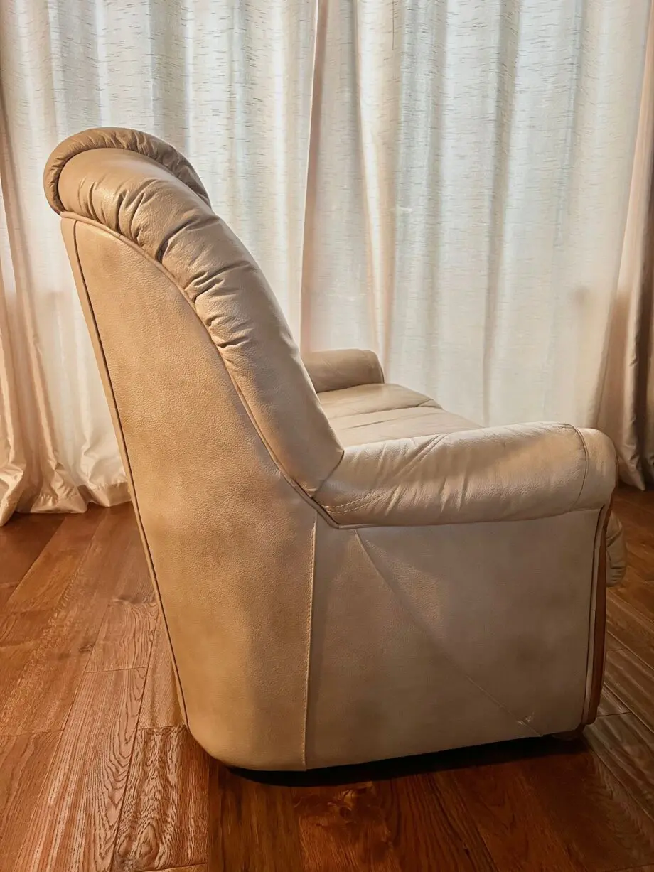 Italian Leather Sofa Set