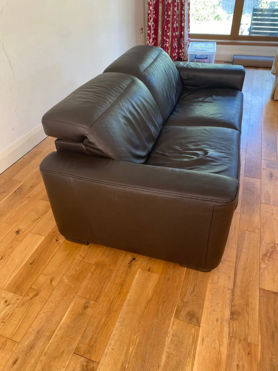 Natuzzi, Black, Double power recliner