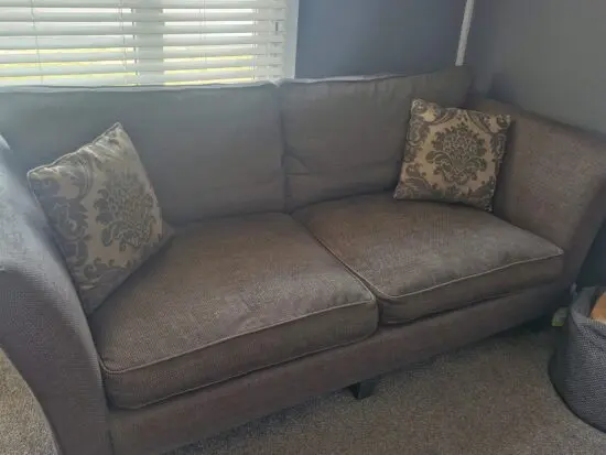 3 seater grey sofa