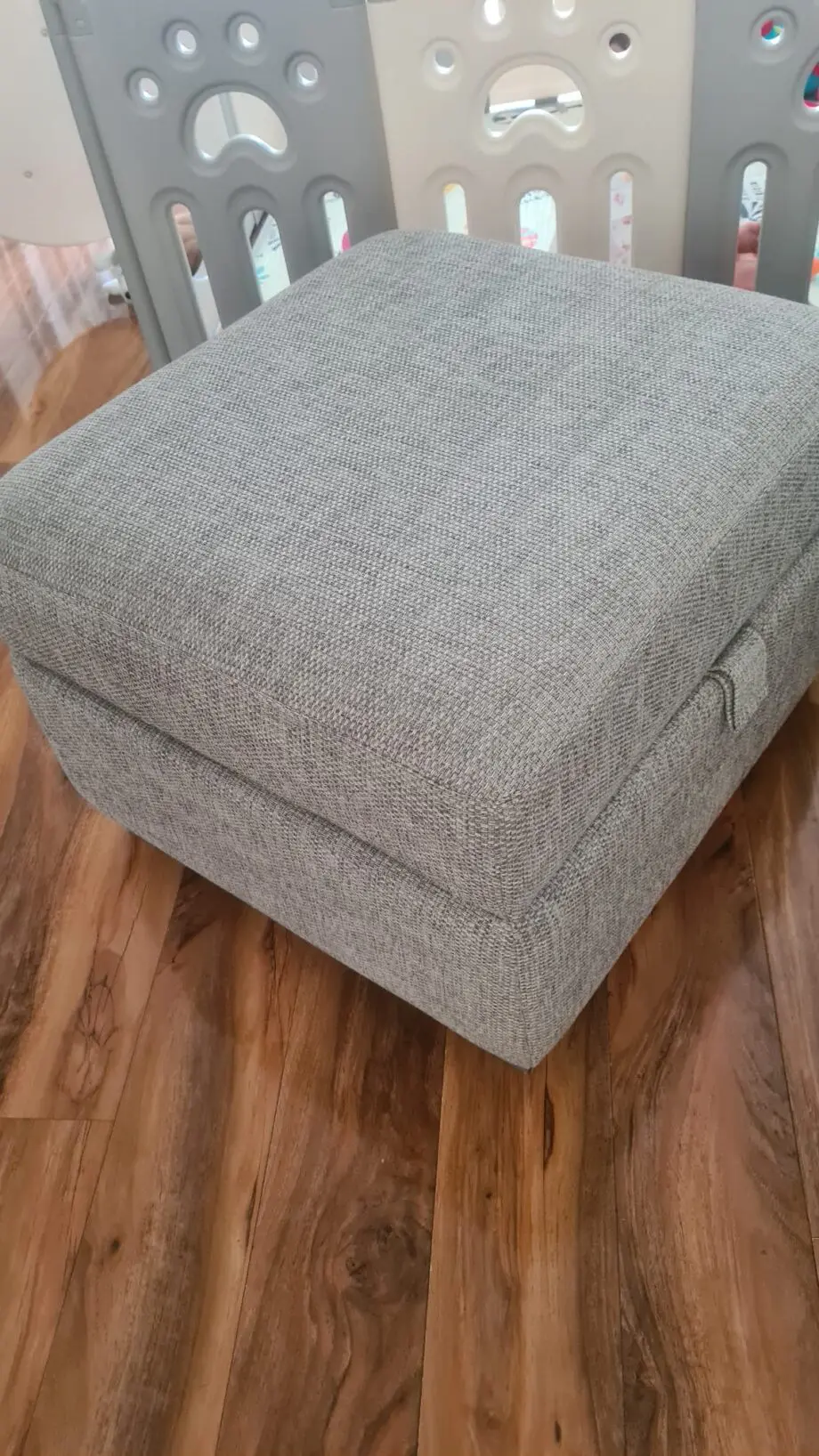New gray sofa bed, Lorella model, with updated warranty, purchased in DFS