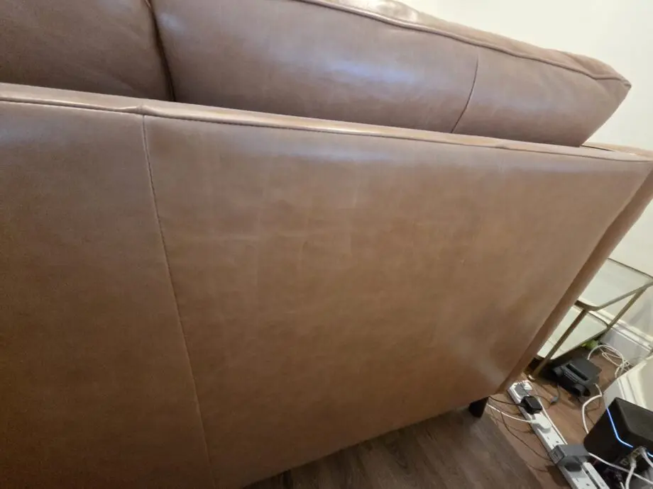 Darlings of Chelsea Weymouth 3-Seater Leather Sofa Bed – Hazel
