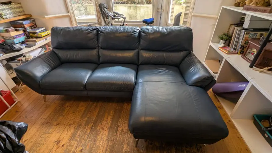 DFS Fargo - Denim Blue - Right Hand Facing Chaise End Sofa