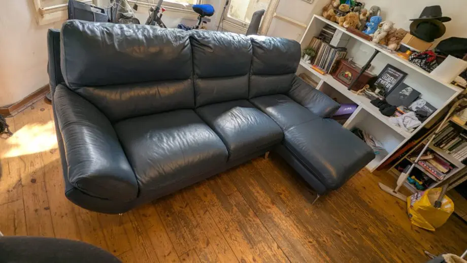DFS Fargo - Denim Blue - Right Hand Facing Chaise End Sofa