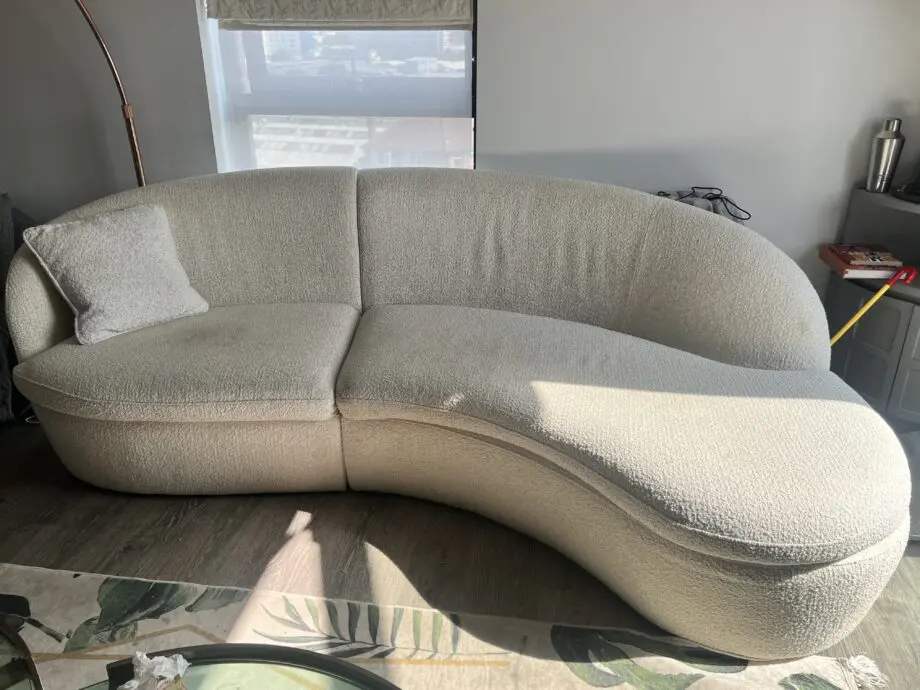 Made.COM curved sofa