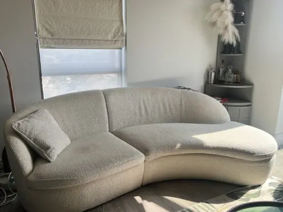 Made.COM curved sofa