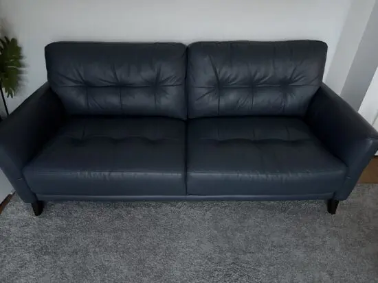 Furniture Village World of Leather Uno Leather 3 Seater Sofa