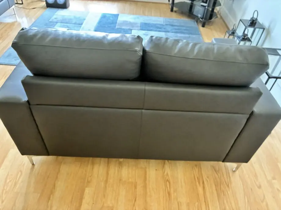 Furniture & Choice Baltimore 3 & 2 Seater Sofa set, Grey Premium Faux Leather