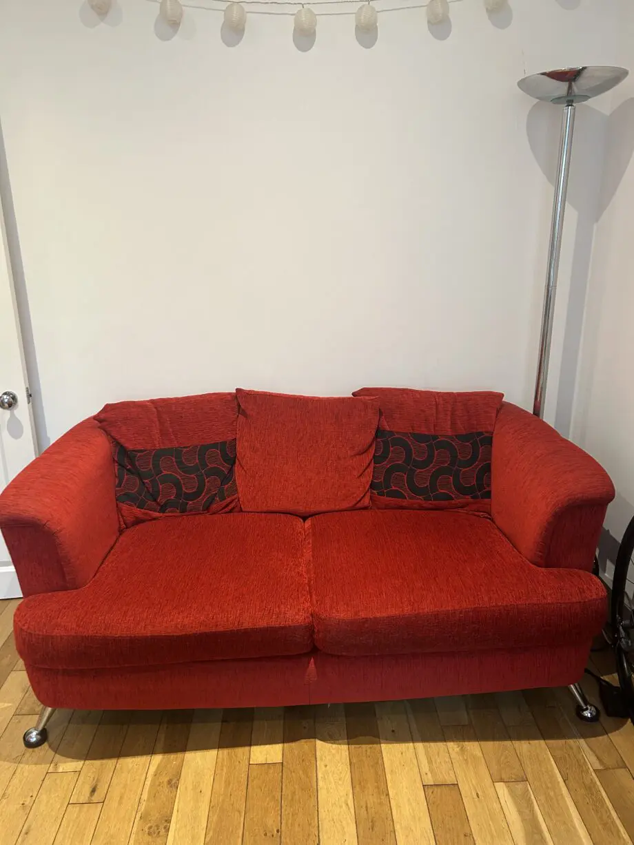 Red Sofa Set
