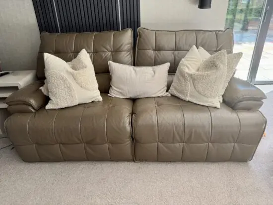 Sofology brown recliner sofa set