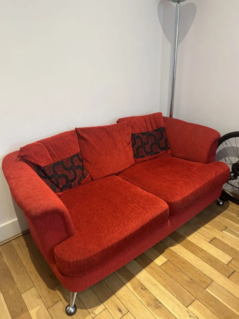 Red Sofa Set