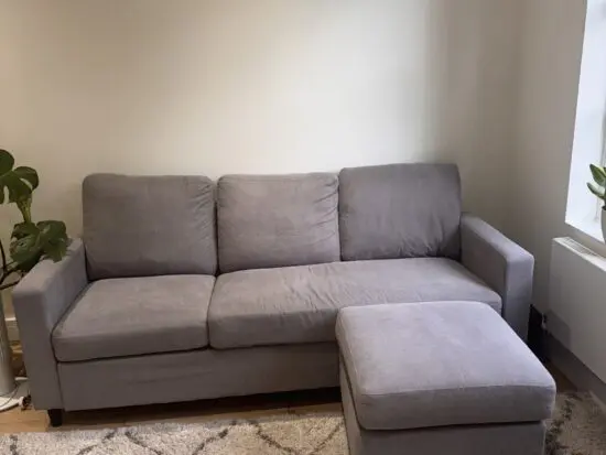 Grey 3 seater sofa from Daals