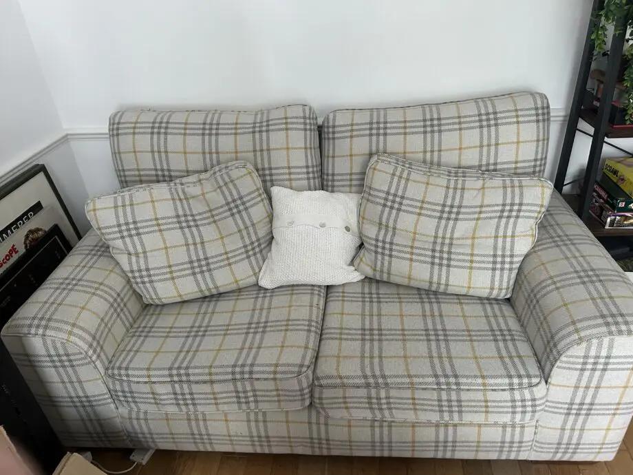 3 Piece Cream Sofa Set
