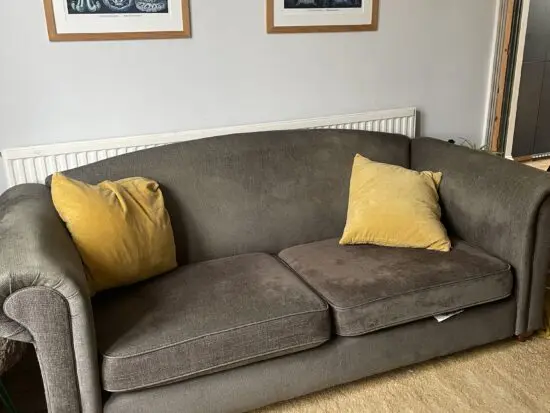 Grey ikea sofa