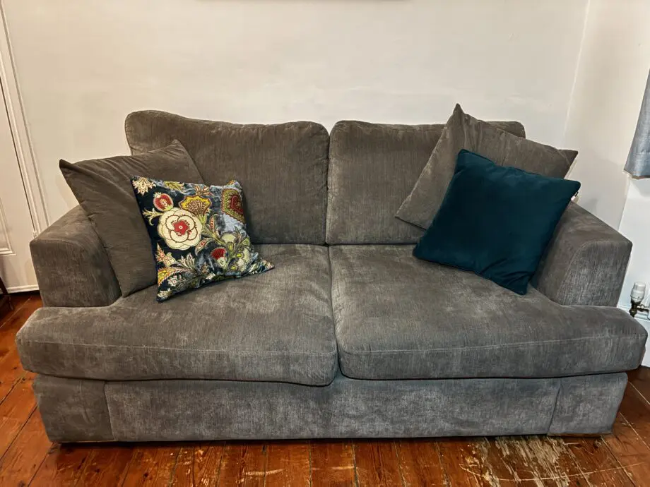 2 x DFS Grey Sophia Sofa