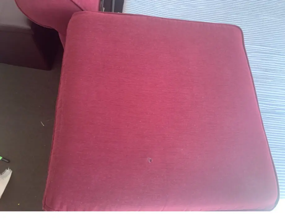 Divani Plush Burgundy 2 Seater Sofa