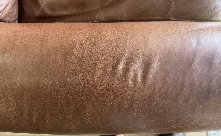 2 John Lewis madison brown leather sofas