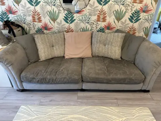 Lucas Furniture Grey 4 seater + Snuggler