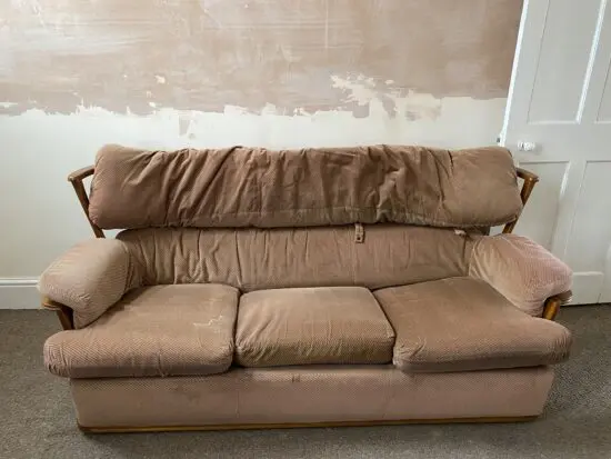 Vintage Mid-century Toothill Sofa Teak Frame