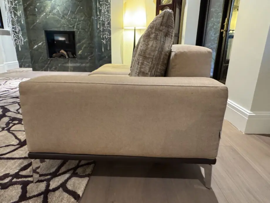 Papadatos Sofa Set. Large L shaped Sofa + 3 Seater. £19,000 RRP