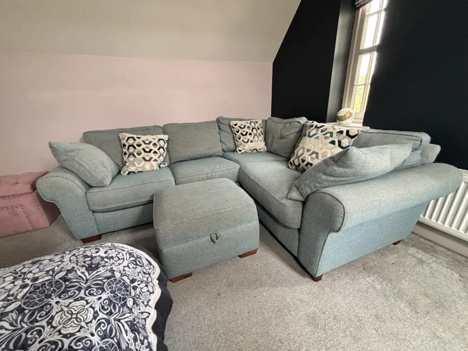 Sofology Rosie corner settee - blue