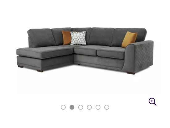 OOrka Right Hand Facing Arm Open End Corner Sofa