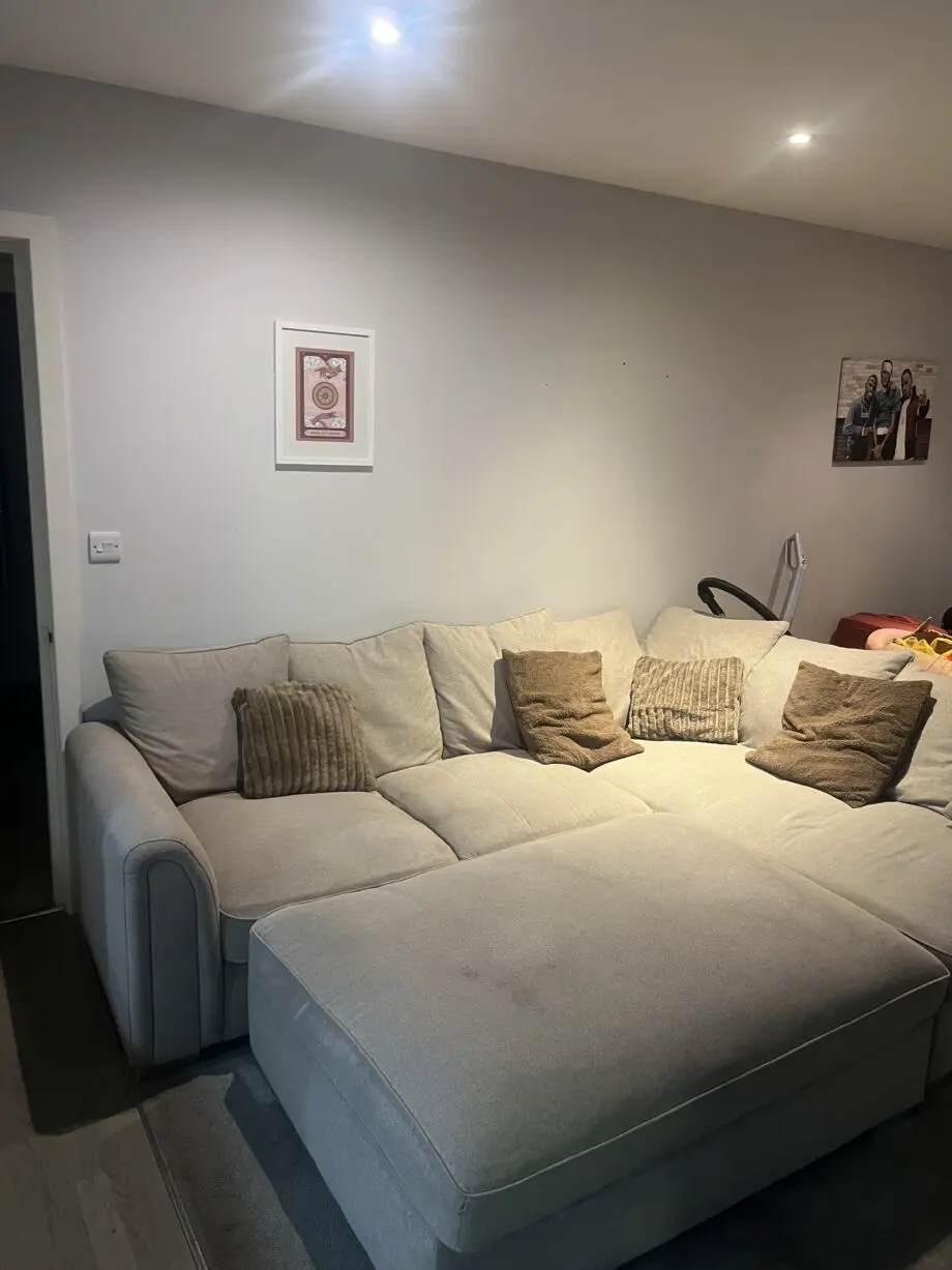 SOFA - SOFA CLUB L SHAPED + EXTRA MIDDLE SPACE BEIGE