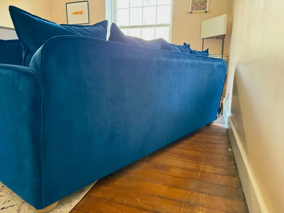 Loaf Clever Velvet Smooch Sofa in Brolly