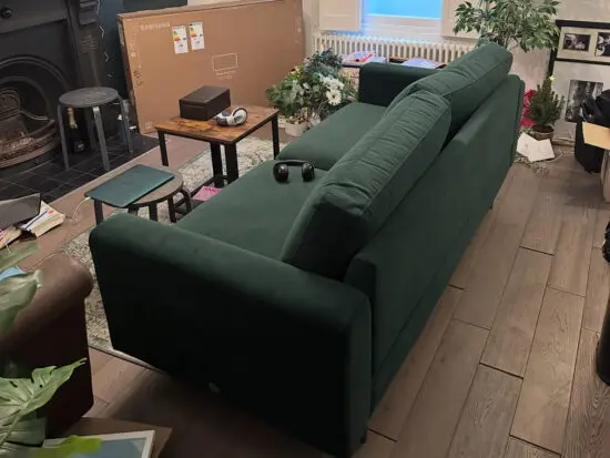 Snug 3 Seater in Emerald Green