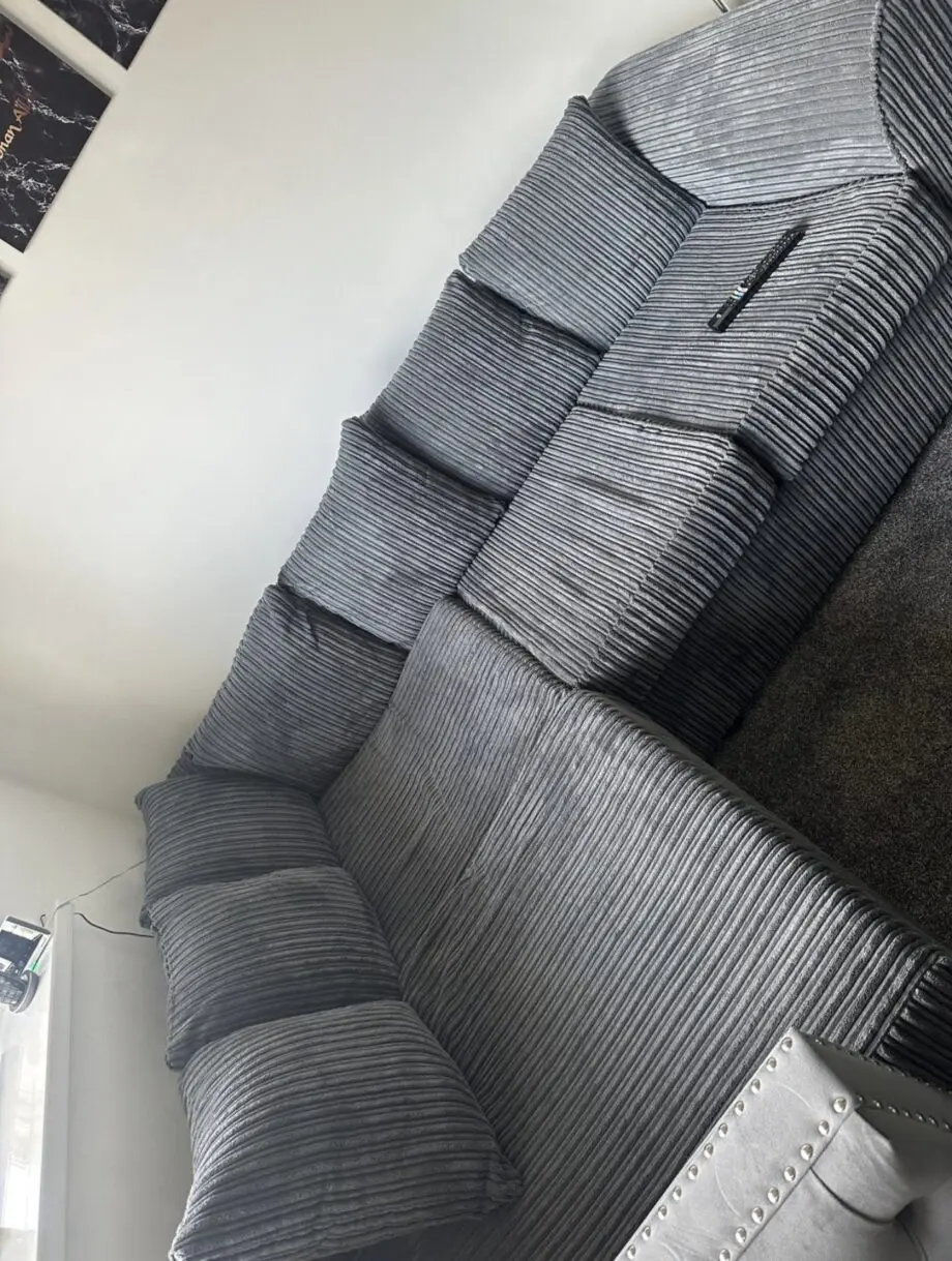 Grey corner sofa