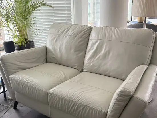 Sofology Fellini 2 seater leather sofa
