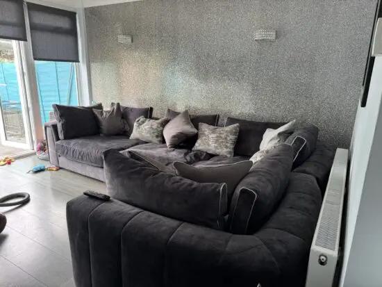 Large corner sofa