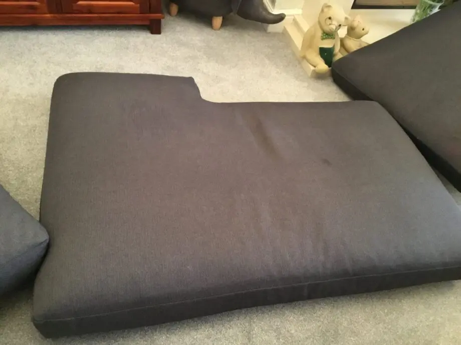 Grey chaise sofa
