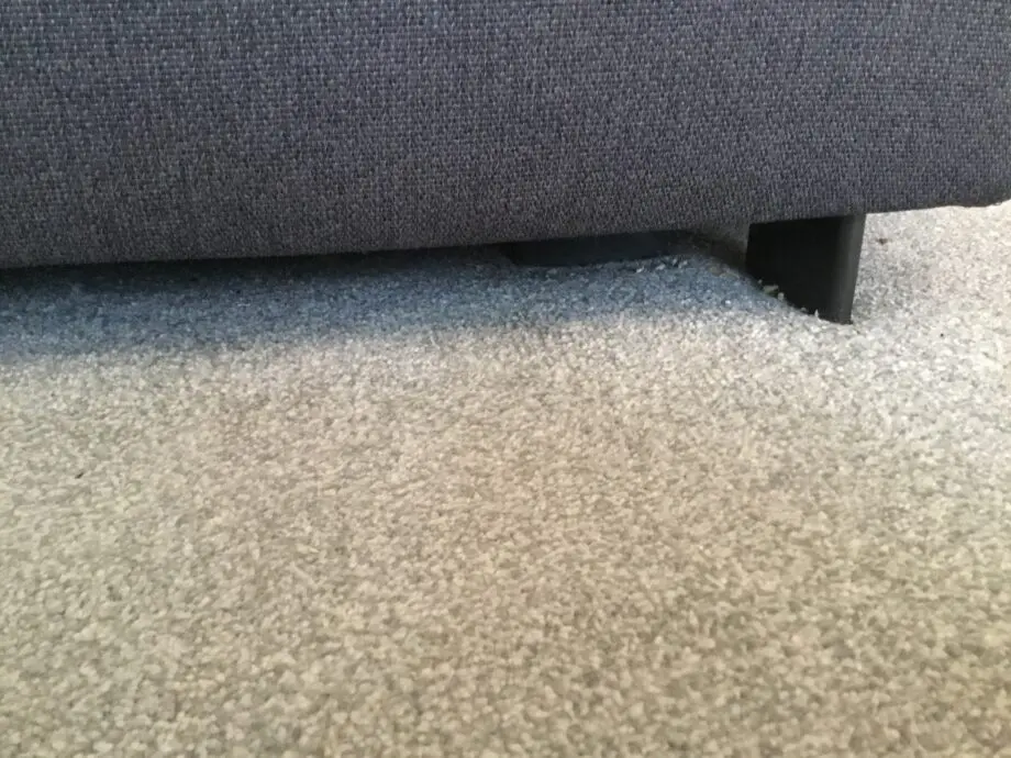 Grey chaise sofa