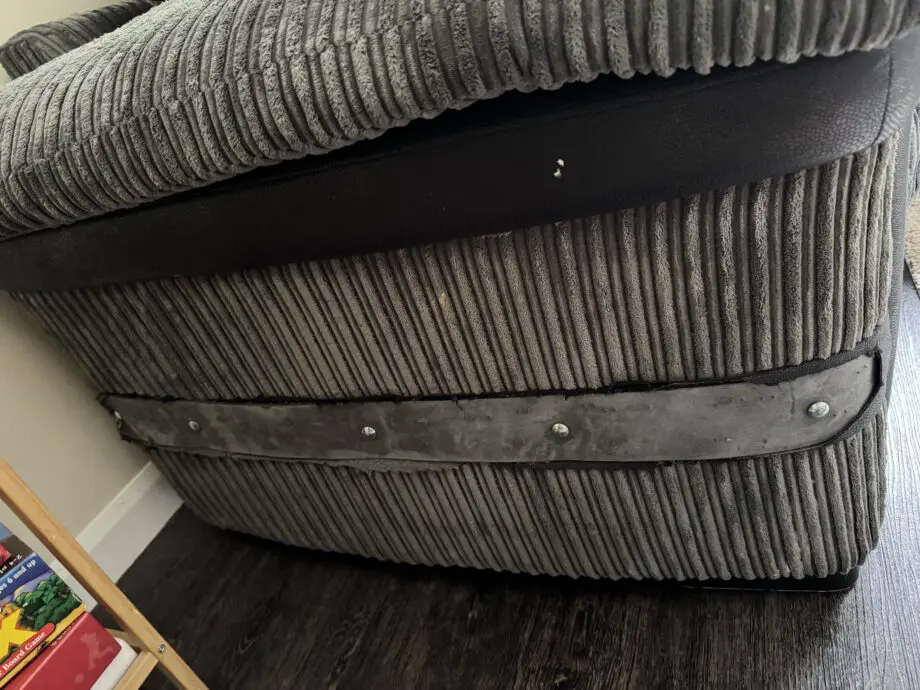 DFS charcoal corner sofa