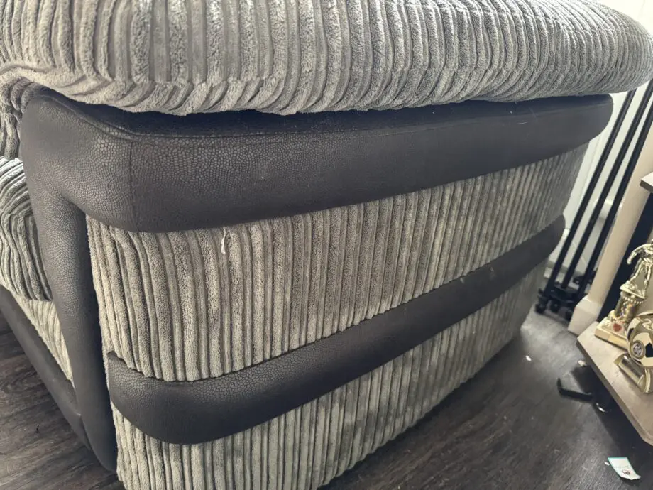 DFS charcoal corner sofa