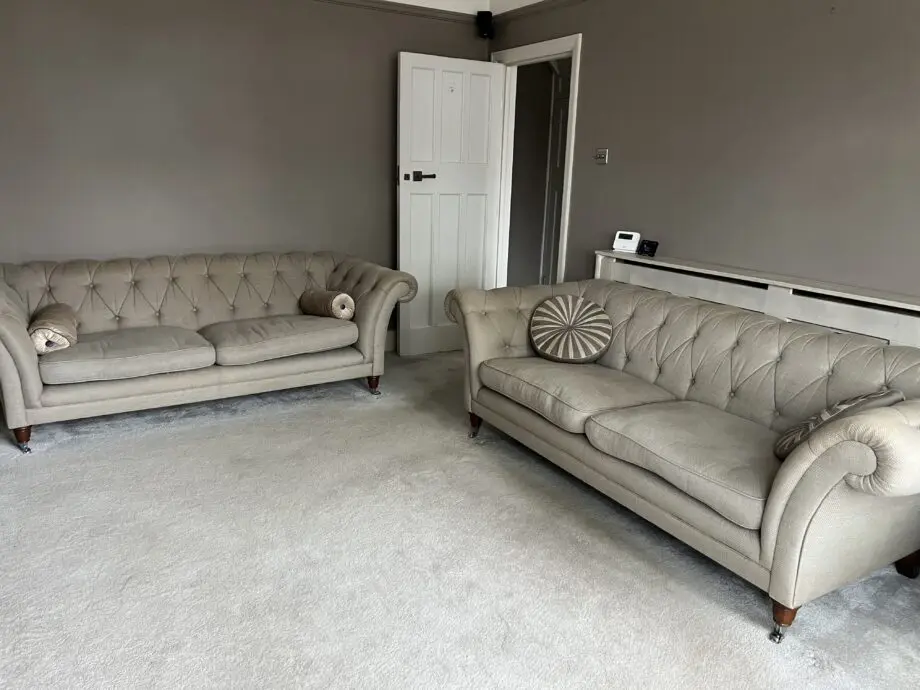 Laura Ashley 2x 2seater chesterfield sofas